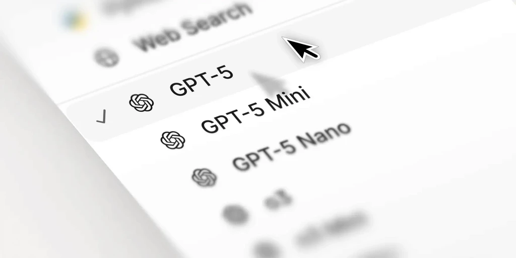 GPT-5, GPT-5 Mini, and GPT-5 Nano options
