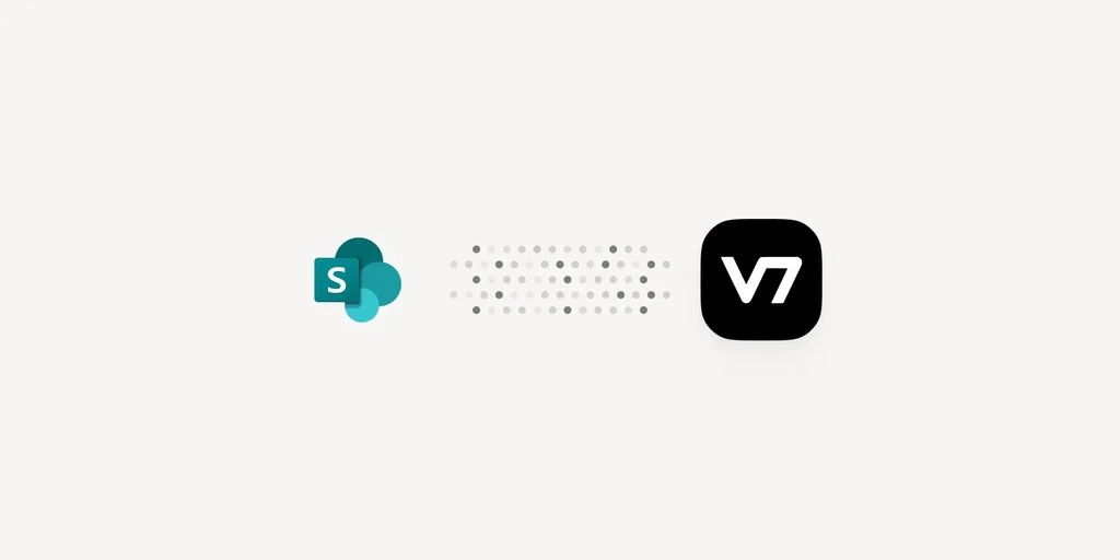 SharePoint logo and GTCX logo with dots graphic