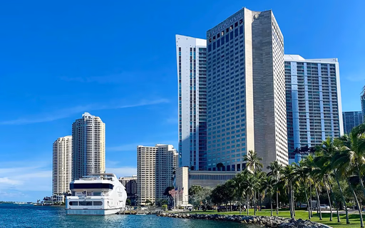 InterContinental Miami buildings and marina