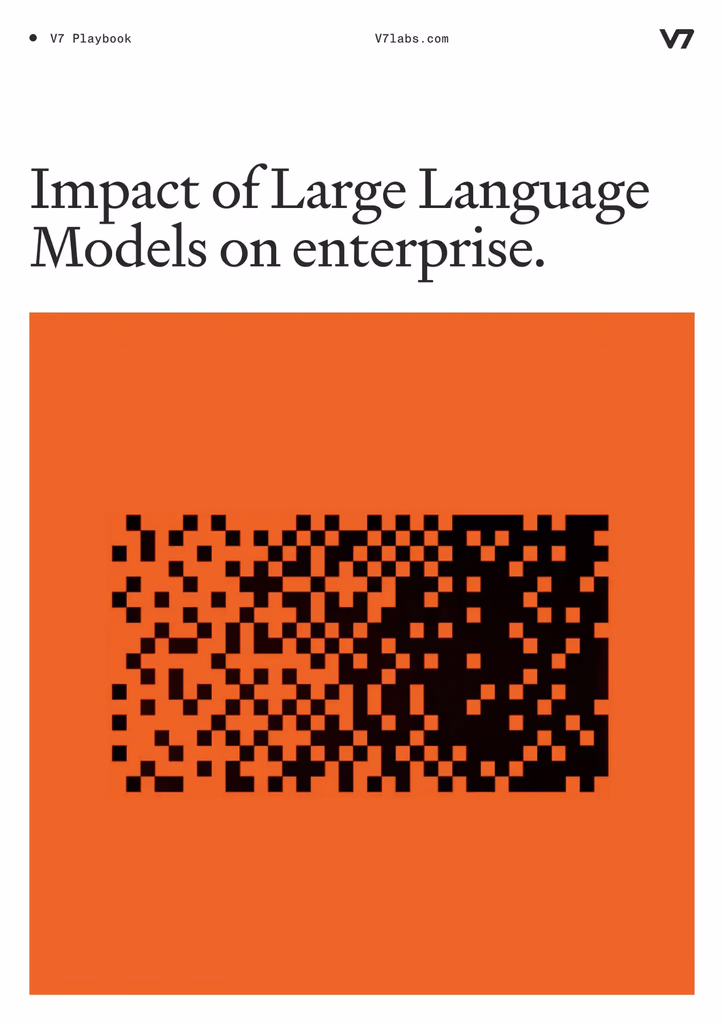 Pixelated pattern on orange background
