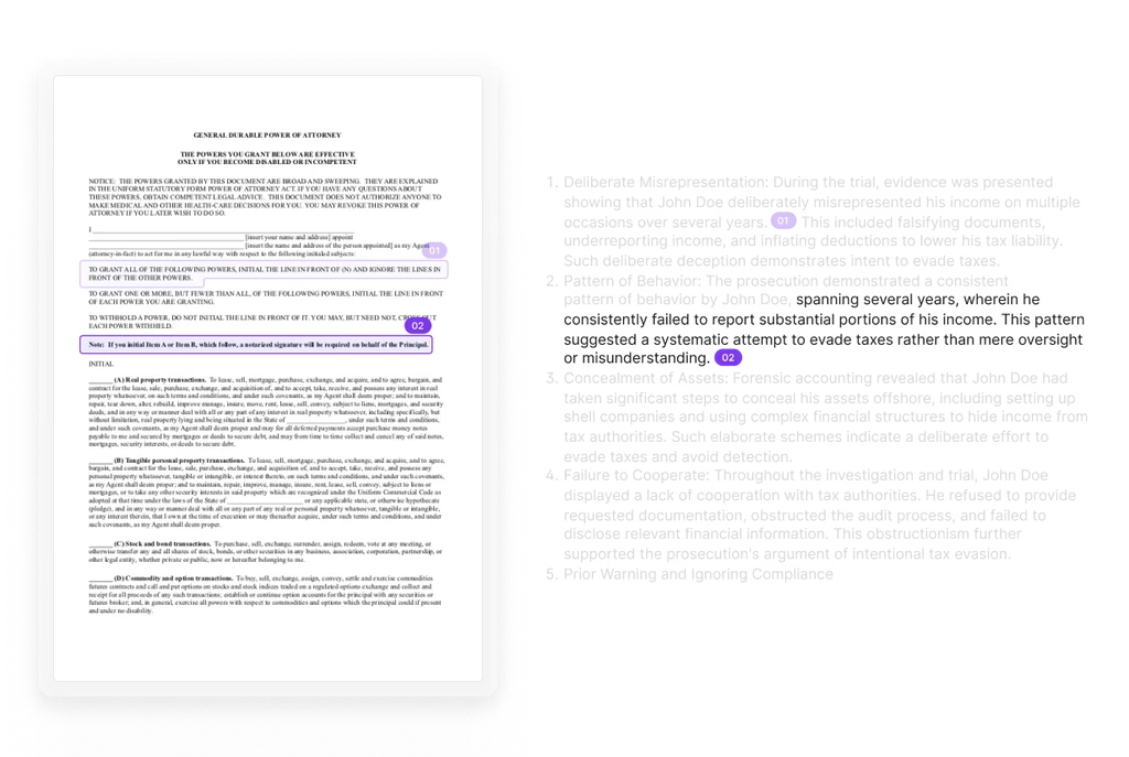 Citations in GTCX Network