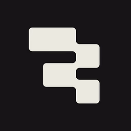 Abstract logo with rounded shapes