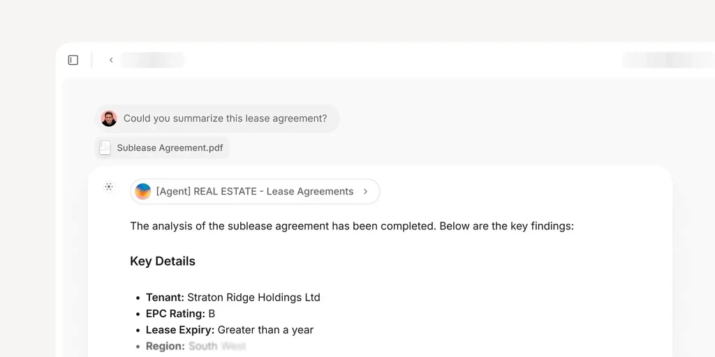 Sublease agreement analysis results