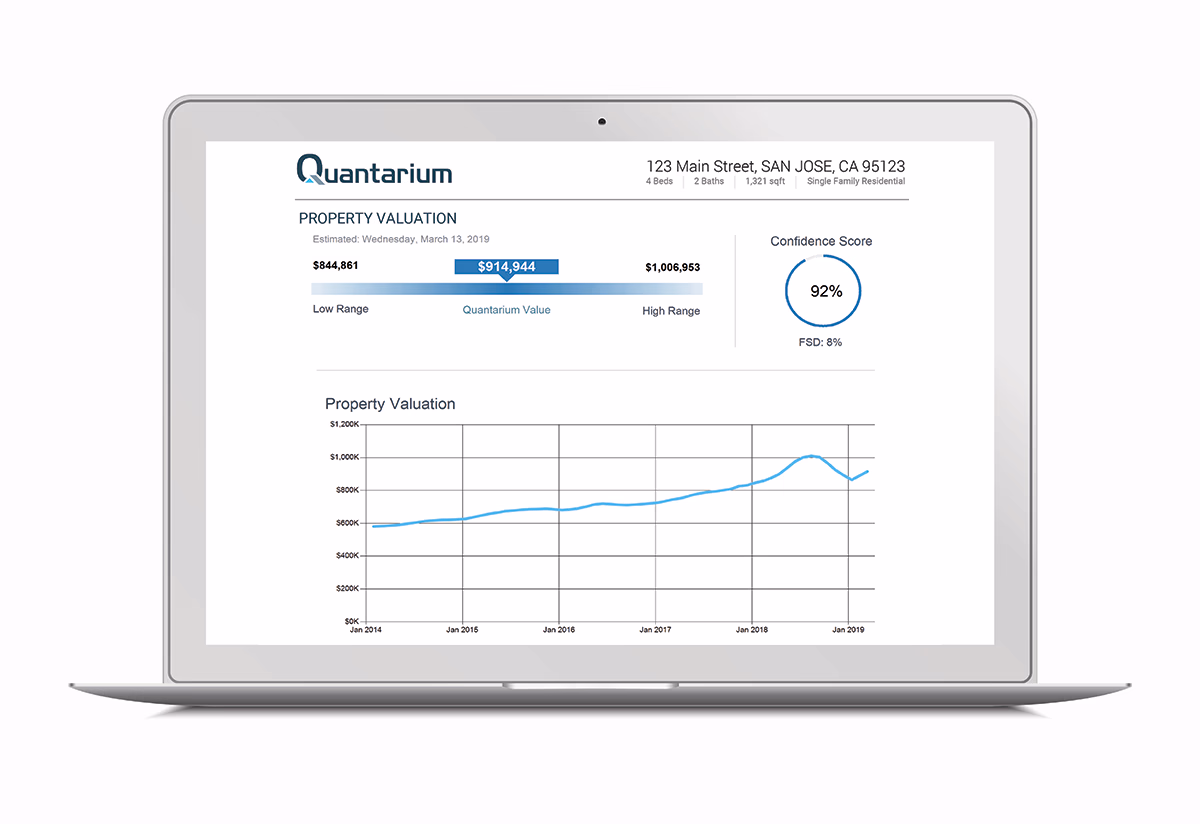 Quantarium QVM user dashboard