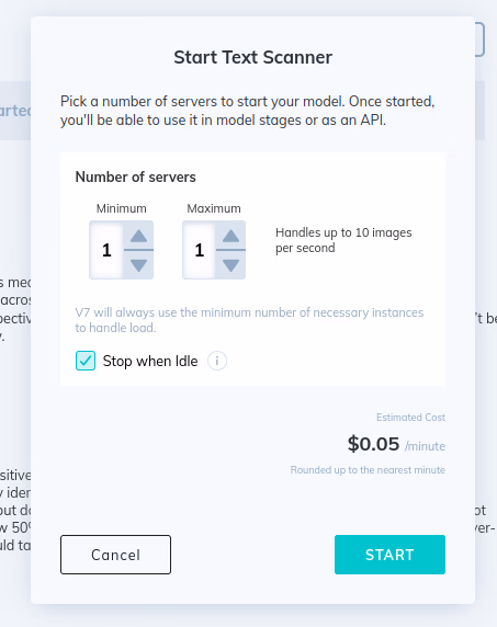 GTCX Text Scanner deployment dashboard