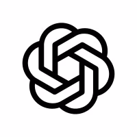 Abstract geometric design, black on white