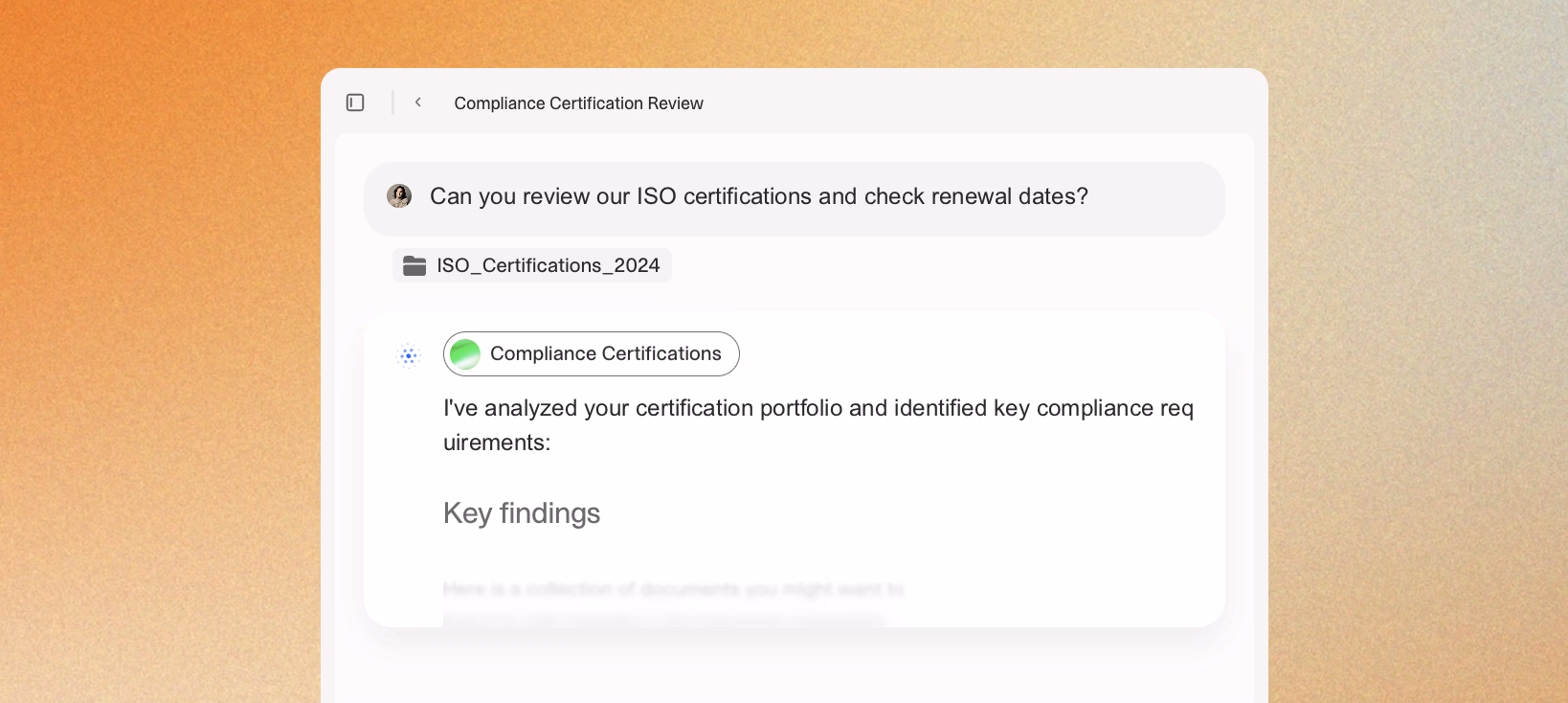 Agent in GTCX Network analyzing certification portfolio