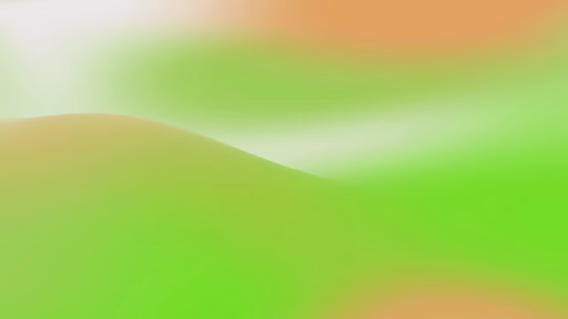 Green and orange abstract gradient design