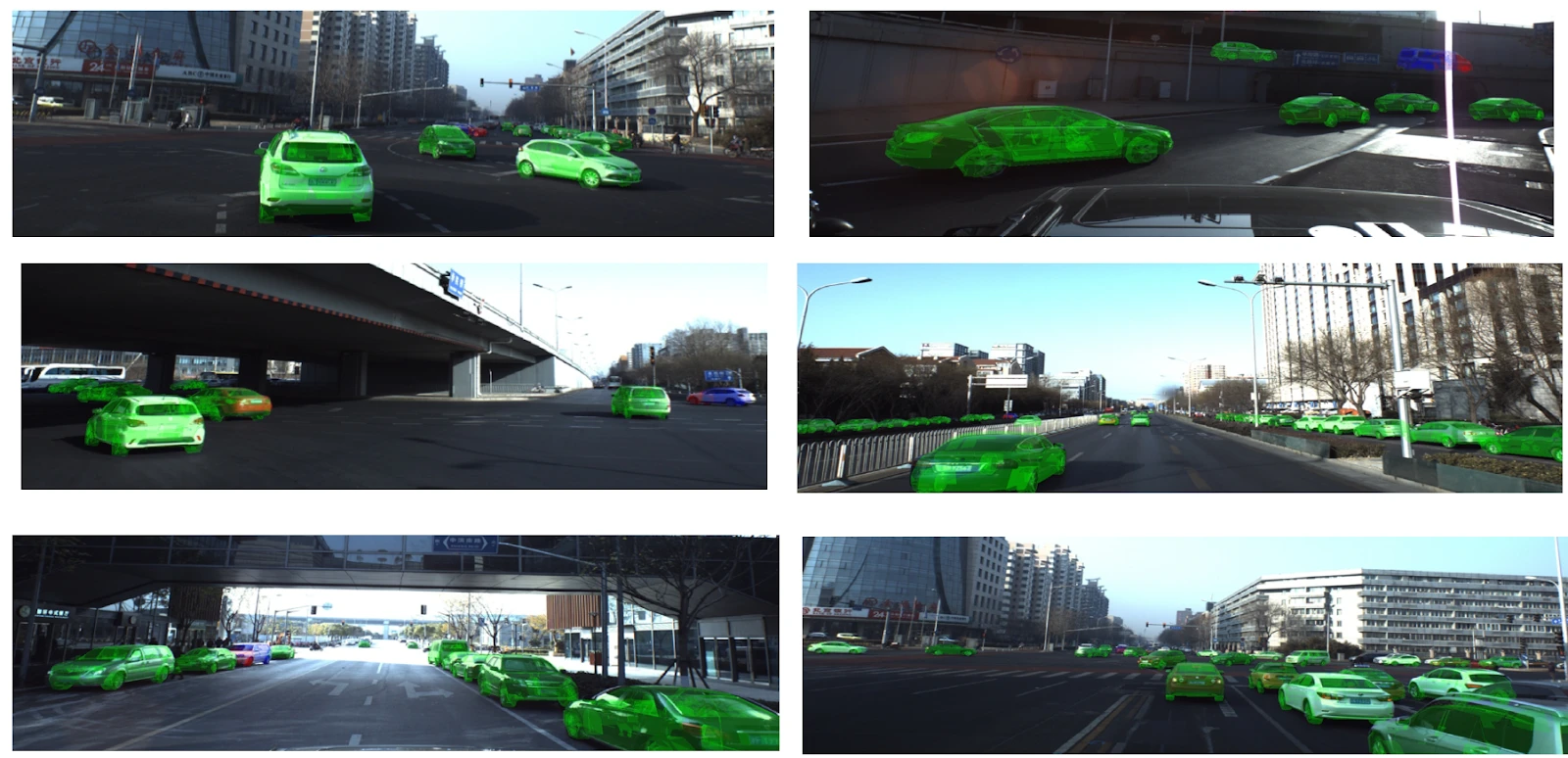Diverse set of video sequences from street scenes annotated on GTCX