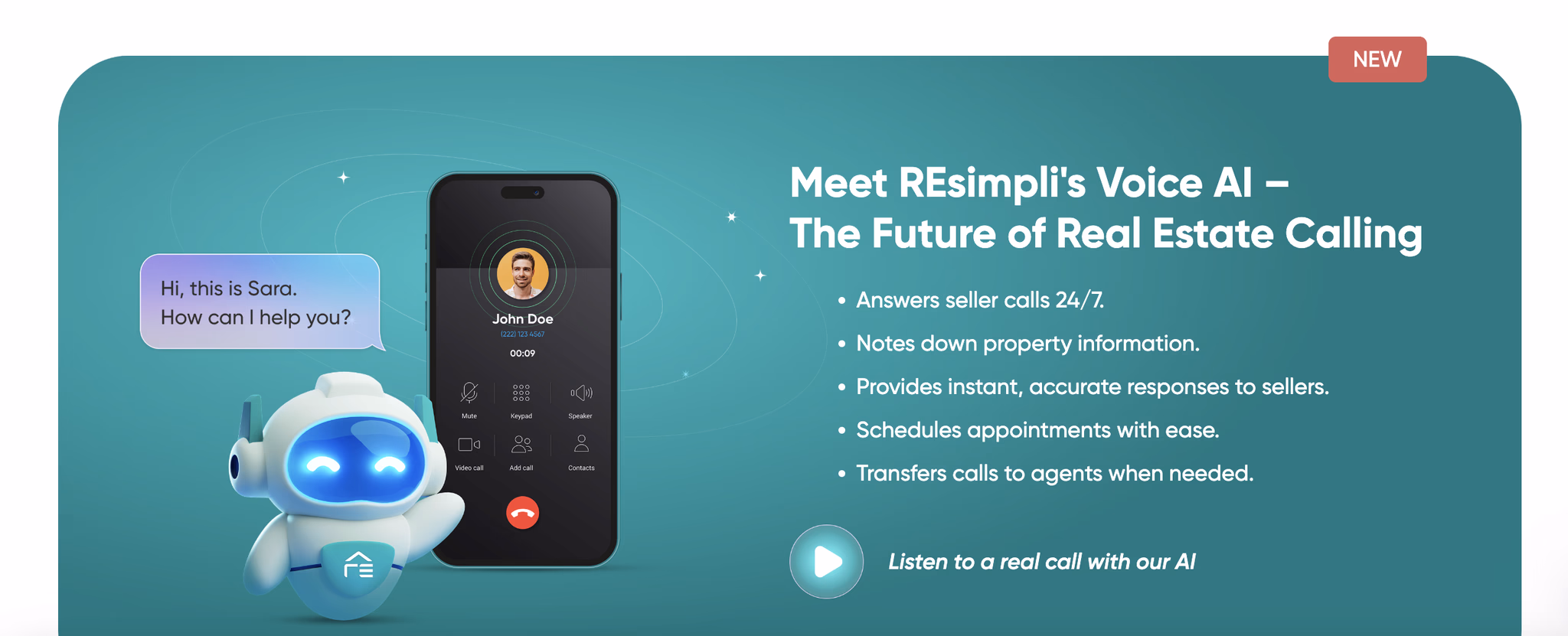 REsimpli AI chatbot for real estate
