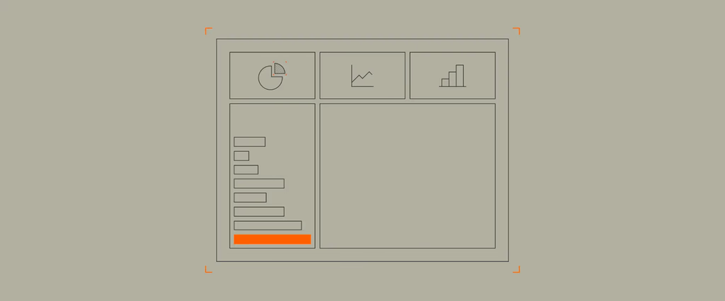 Dashboard with charts and graphs.