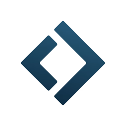 Teal abstract geometric logo
