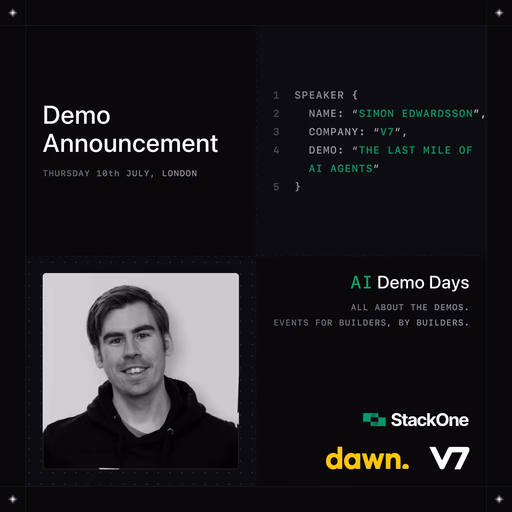 Demo Announcement with speaker Simon Edwardsson