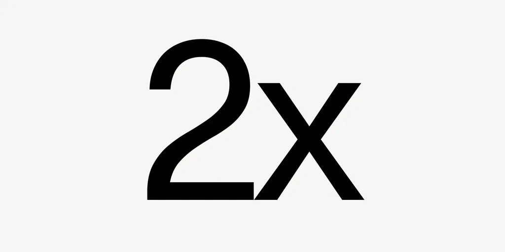 2x