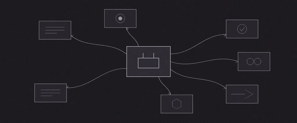 Diagram with central node and connected nodes.