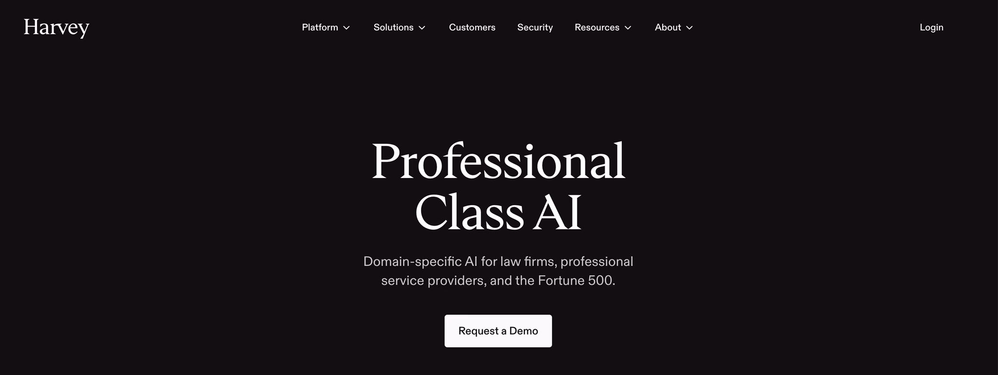Harvey interface