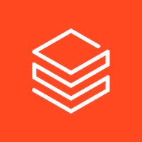 Stacked white geometric shapes on a red background