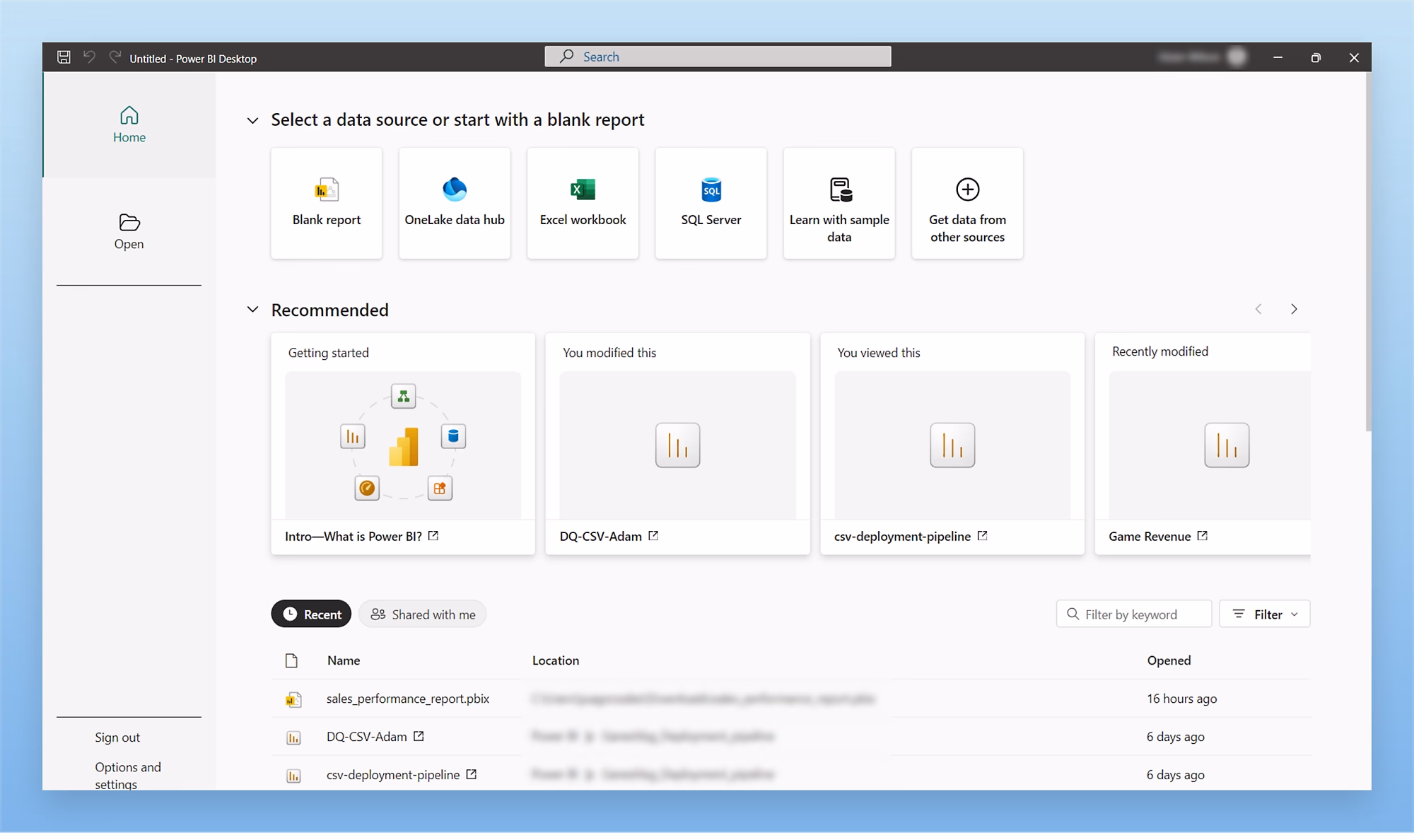 Power BI Desktop | Microsoft Power Platform