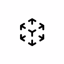 Arrows radiating from a central point.