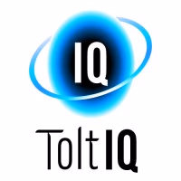 Logo: IQ, orbiting sphere, and "ToltIQ" text