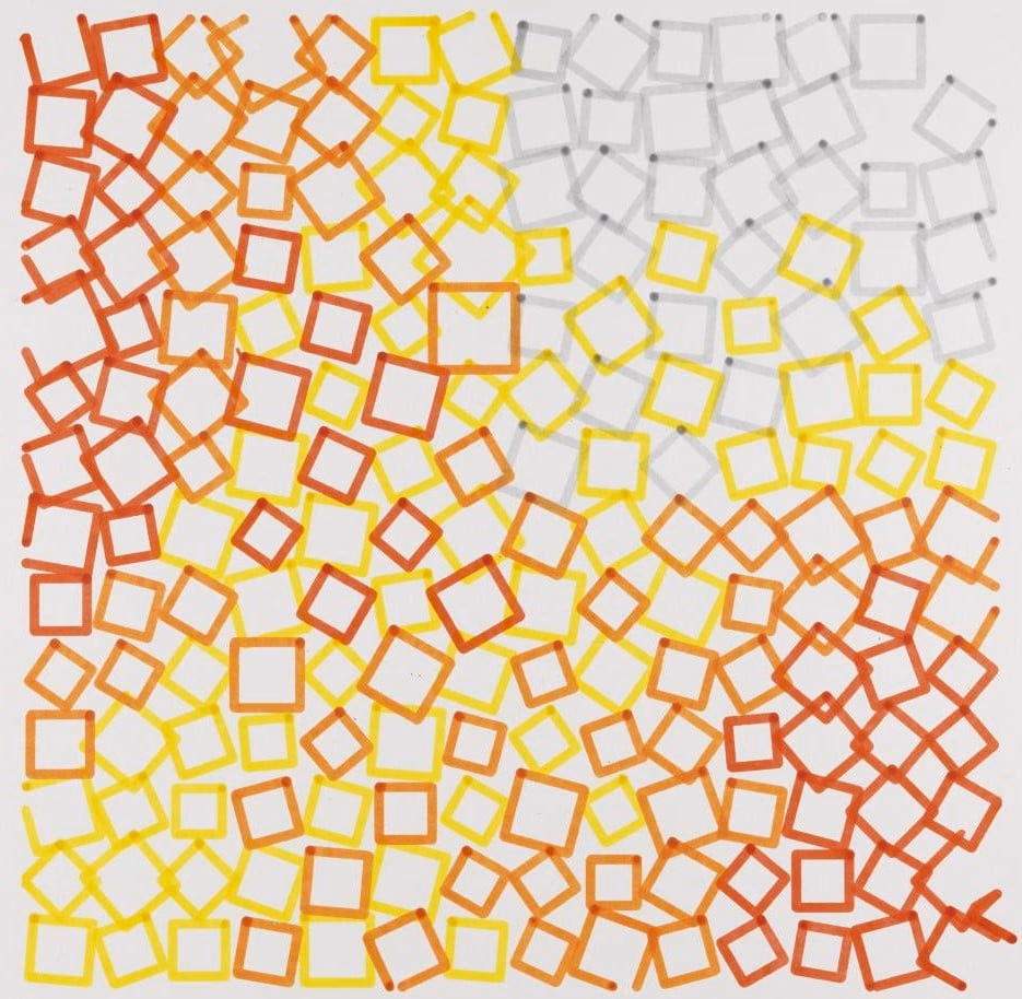 Untitled (1967), by Frieder Nake