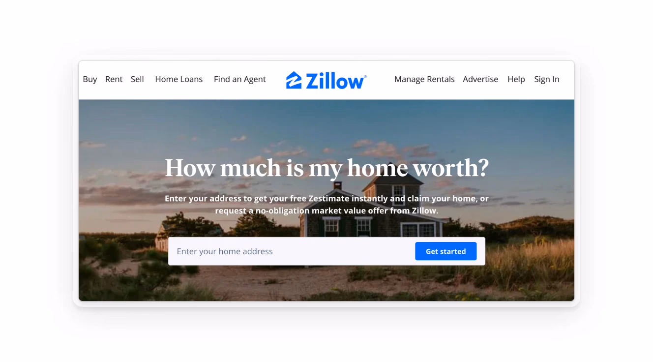 The Zillow Zestimate feature